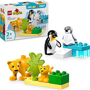 Duplo Wild Animal Families: pingvīni un lauvas (10442)