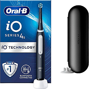 Электрическая зубная щетка Oral-B iO4s матовый черный