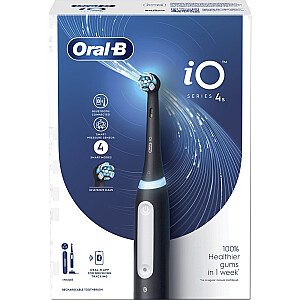 Электрическая зубная щетка Oral-B iO4s матовый черный