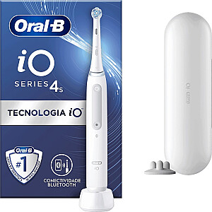 Oral-B iO 4S pieaugušo vibrējošā zobu birste balta