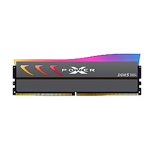 Silicon Power XPOWER Storm RGB atmiņas modulis 64 GB (2x 32 GB) DDR5 Gaming UDIMM 6400 MHz CL32 (SP064GXLWU64AFDK)