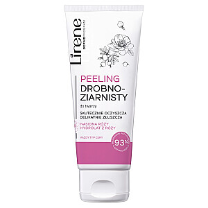 LIRENE Sejas skrubis ar smalkām daļiņām Hidrolāts no rozēm 75ml