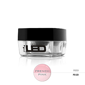 SILCARE High Light Led Gel vidēji biezs vienfāzes nagu želeja French Pink 15g