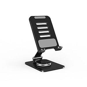 iLike STM2 Metal Smartphone Stand with Adjustable Perfect Angle&amp;360 Rotation platform Black