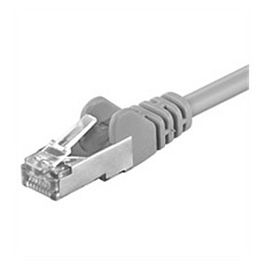 Коммутационный кабель Goobay 50126 CAT 5e, вилка F / UTP RJ45 (8P8C), вилка RJ45 (8P8C), 0,5 м, серый