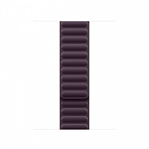 Ribbed magnetic strap in blackberry color for a 42 mm case - size M/L