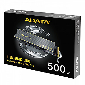 Adata SSD Диск LEGEND 860 500G PCIe 4x4 5000/3000 МБ/с M.2