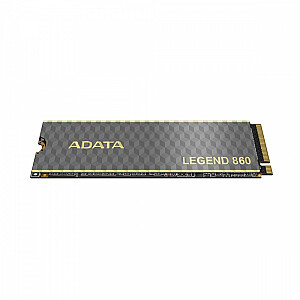 Adata SSD disks LEGEND 860 500G PCIe 4x4 5000/3000 MB/s M.2