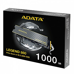 Adata SSD disks LEGEND 860 1TB PCIe 4x4 6000/4000 MB/s M.2