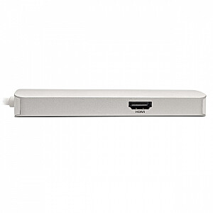 Adapteris USBC DOCK, HDMI/ETHRNT/SD CARD U442-DOCK11-S