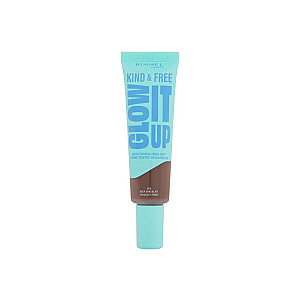 Glow It Up Moisturising Skin Tint Kind & Free 605 Deep Chocolate 30ml