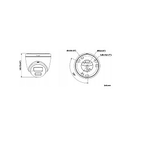 IP kamera HIKVISION DS-2CD1367G2H-LIU(2.8mm)