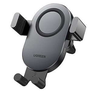 Ugreen Car Qi Wireless Charger 15W Car Phone Holder on Ventilation Grille Black (40118 CD256) Black