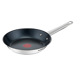 TEFAL Cook Eat Pan | B9220404 | Сковорода | Диаметр 24 см | Подходит для индукционной плиты | Фиксированная ручка | Нержавеющая сталь