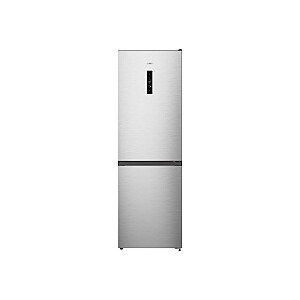 Холодильник Gorenje | N619EAXL4 | Класс энергоэффективности E | Отдельностоящий | Комби | Высота 186 см | Система No Frost | Полезный объем холодильника 207 л | Полезный объем морозильника 97 л | Дисплей | 39 дБ | Серый