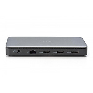 USB Type C док-станция 11 портов 2x HDMI 1x DisplayPort 4K/60Hz DC-Jack 150W