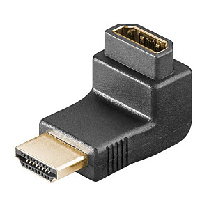 Адаптер, разъем HDMI - штекер HDMI, изогнутый на 90°