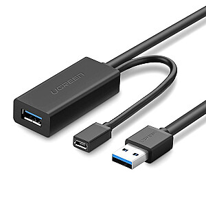 Kabeļa pagarinātājs USB3.0 5 m ar microUSB ligzdu ārējai barošanai US175 UGREEN