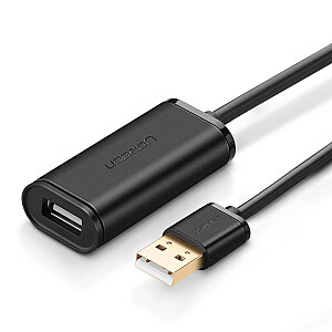 Kabeļa pagarinātājs aktīvais USB AM - AF 20 m melns US121 UGREEN