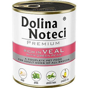 Dolina Noteci Premium teļa gaļa ar zirņiem 800g