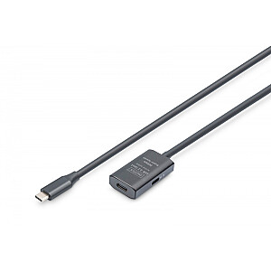 Aktīvs USB-C pagarināšanas kabelis - USB-C, USB 3.2 Gen1, 5Gbps, 5m