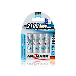 Akumulators R6 (AA) 1.2V 2100mAh Ni-Mh ANSMANN (4 gab.iepakojums)