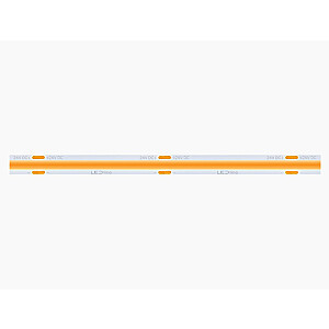 LED lente 24Vdc, 11W/m, COB 480LED/m, 1520lm, auksti balta 6500K, IP20, 180°, LED LINE