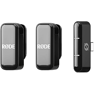 RODE Wireless Micro - 2-канальная цифровая беспроводная система (USB-C, черный)