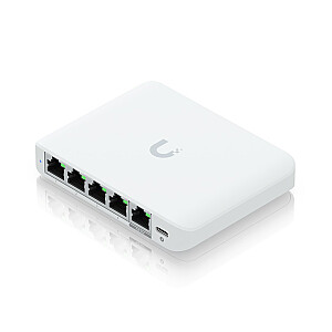 Ubiquiti UniFi Flex Mini 2.5G pārvaldīts 2.5G Ethernet (100/1000/2500) Power over Ethernet (PoE) galda balts