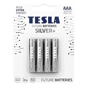 Tesla AAA Silver+ 4szt