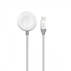 Epico 1.2m USB-C to Apple Watch Cable Silver