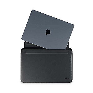 Epico Leather Sleeve for MacBook Air 15" - black