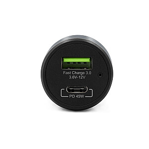 EPICO 63W Car Charger - space gray