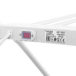 Adler AD 7821 Saliekams elektriskais drēbju žāvētājs