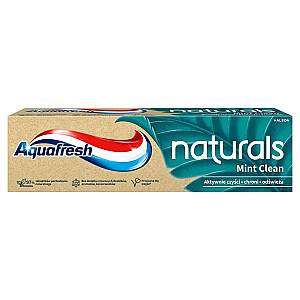 AQUAFRESH Naturals Mint Clean паста для зубов с фтором 75мл