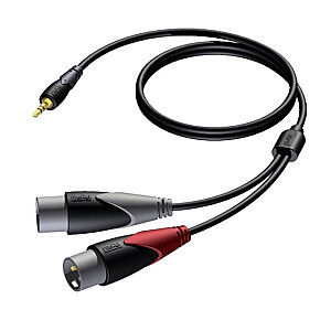 Кабель 3.5mm Male Stereo - 2x Male XLR 3 M - CLA712/3