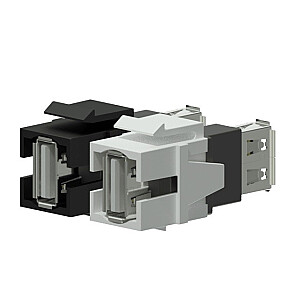 Adapteris Keystone USB 2.0 A-USB 2.0 A melns - VCK622/B