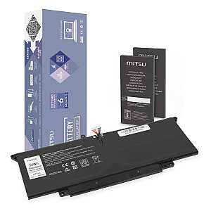 JHT2H akumulators Dell Latitude 7410 2-in-1 7310 2-in-1 P33S P34S 6800 mAh (52 Wh) 7.7V