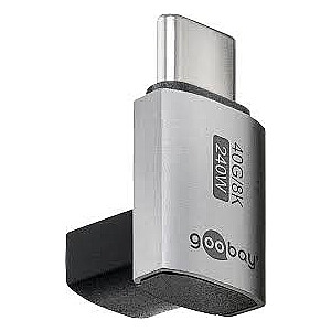 Goobay 74444 USB-C адаптер вертикальный 90° короткий, USB4 | Goobay