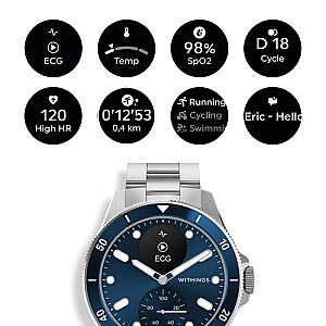 Withings Scanwatch Nova 42mm Blue