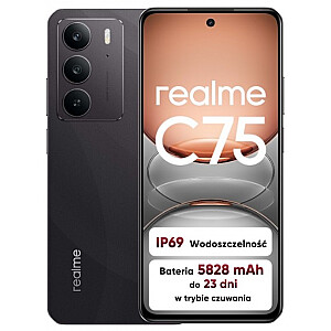 realme C75 8/256GB Штормовой черный