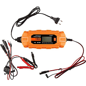 Нео Автоматический Выпрямитель 4A/70W, 3-120Ah, для Кислотных/AGM/GEL Аккумуляторов 11-891-1