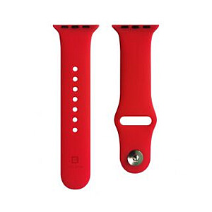 Evelatus Apple Watch 42/44/45mm Silicone Loop Watch Straps (S/M 110mm) Red