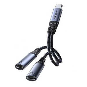 Joyroom Joyroom SY-C03 USB-C to 2x USB-C 2in1 DAC adapter - black