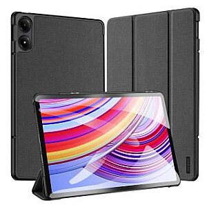 Dux Ducis Dux Ducis Domo Case with Flip and Smart Sleep for Xiaomi Redmi Pad Pro (4G/5G)/Poco Pad 12.1 - Black