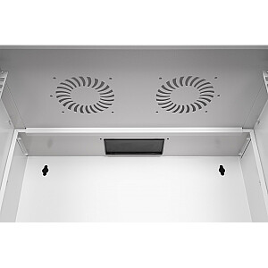 19" настенный сетевой шкаф 9U, SOHO PRO 460 x 540 x 400 мм, грузоподъемность 60кг, стеклянная дверь, не собранный, серый