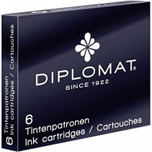 Картриджи с чернилами Diplomat Black 6 штук