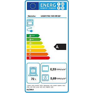 Electrolux iebūvējamā cepeškrāsns LOD6F77WZ
