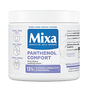 MIXA Panthenol Comfort nomierinošs krēms sejai un ķermenim atopiskai ādai 400ml