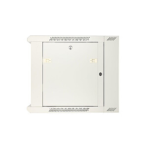 Настенный шкаф-стойка 9U 600x600 серый двухсекционный